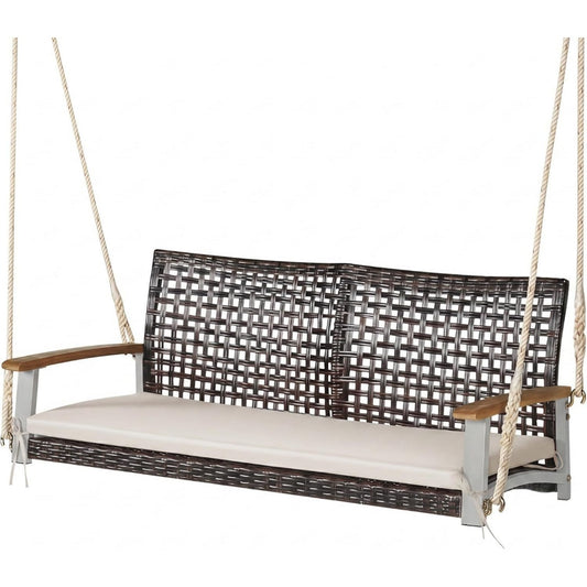 Panca con braccioli bianco 131 X 68 X 54 CM