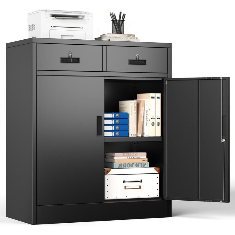 Armadio 90cm & Zwei Schubfacher regolabile in altezza