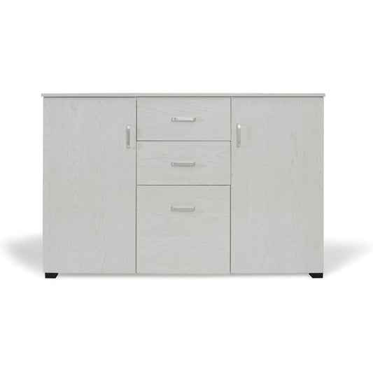 Credenze 13011 Mobile Multiuso Art.124 Rovere Sbiancato, Legno melaminico, 120 x 40